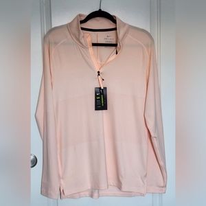 Peach colored Nike Golf Jacket
